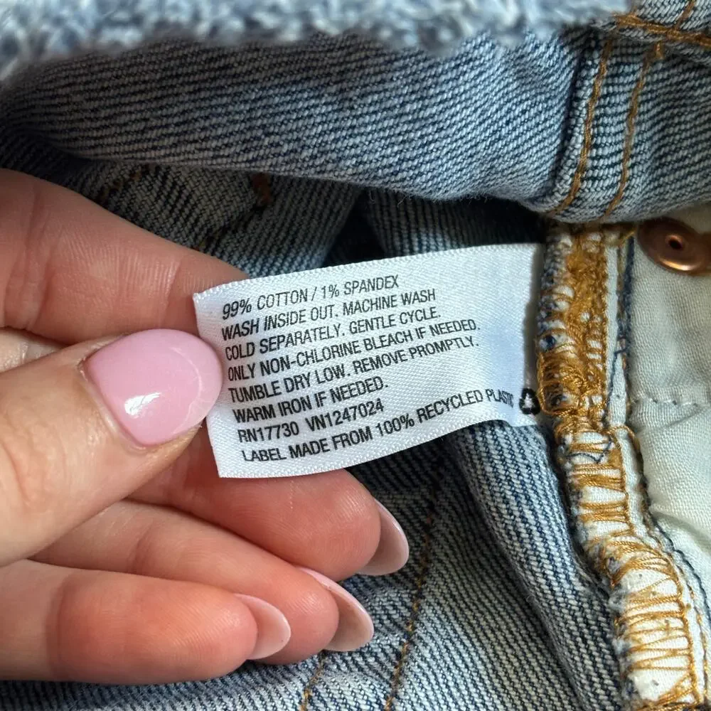 Wild Fable Denim Mini Skirt Blue Jean Women's Size 2 Mid Rise 5-Pocket